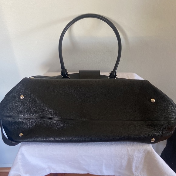 Salvatore Ferragamo Pebbled Leather Satchel/Crossbody - Picture 6 of 11